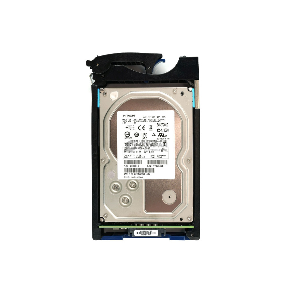005049453 EMC HDD 3TB 7.2K SAS 6G 3.5" LFF HOT-SWAP FOR EMC VNX
